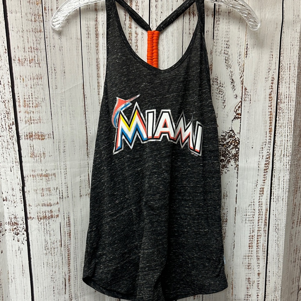 Miami Graphic Women's Black Tank Top